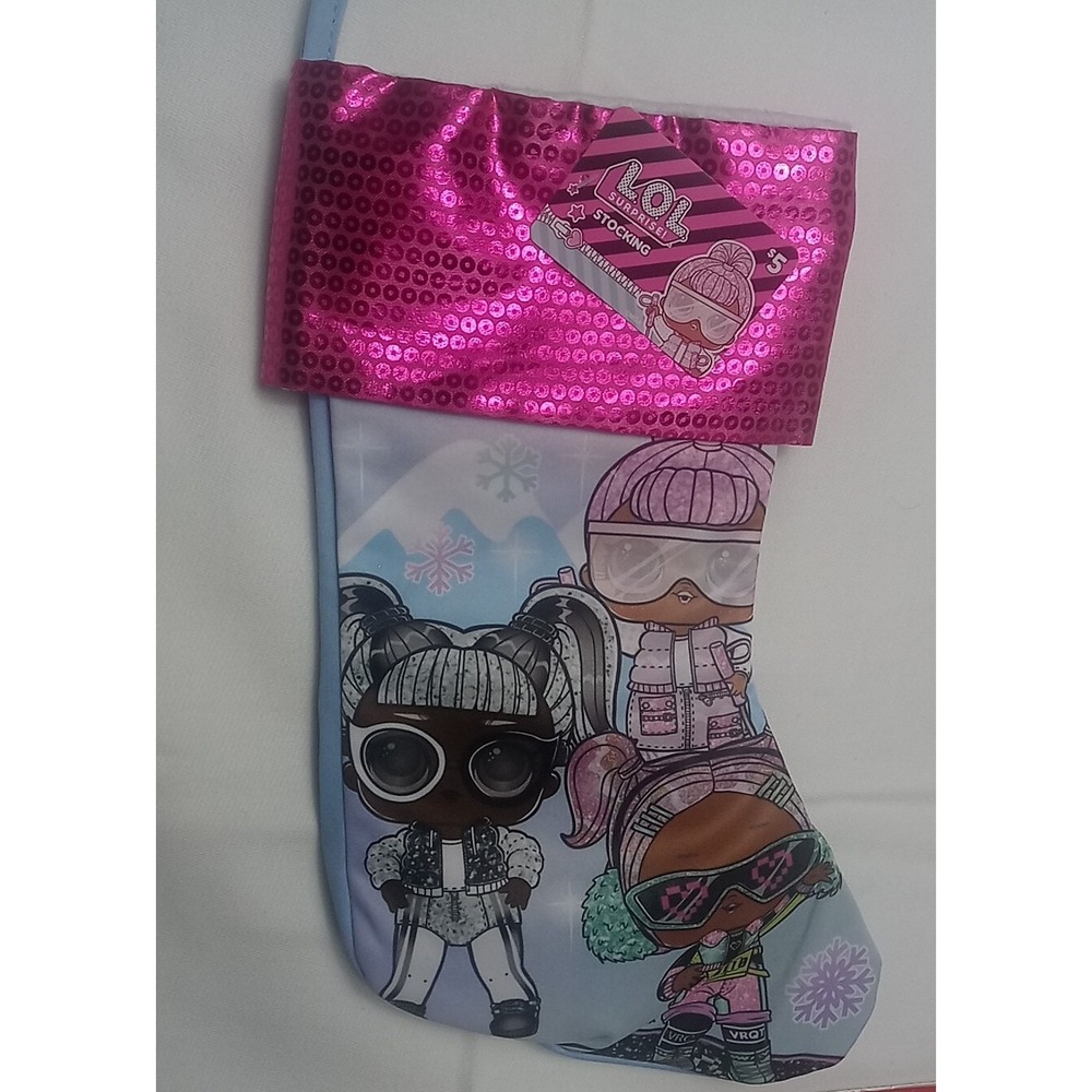 LOL Suprise Dolls Stocking & Stocking Stuffers Christmas Crafts& Santa Ornament - Picture 3 of 13